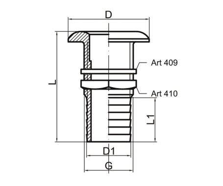 Brass Skin Fitting